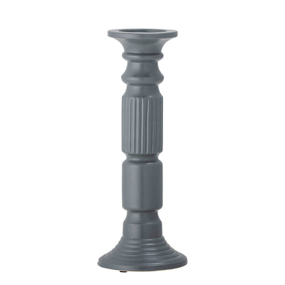 Bloomingville Millas Kerzenhalter, Grau, Keramik