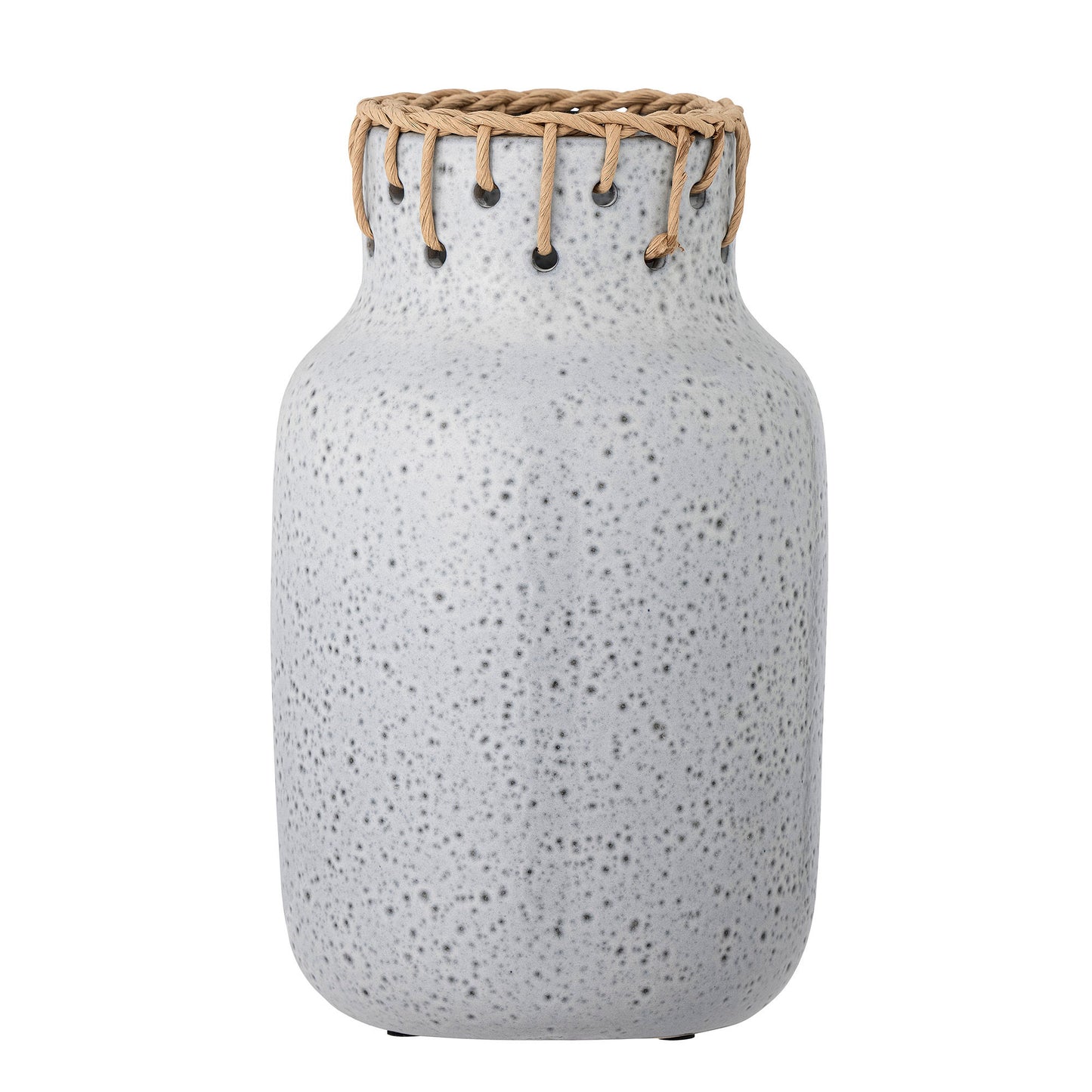 Bloomingville Janel Vase, Grau, Keramik