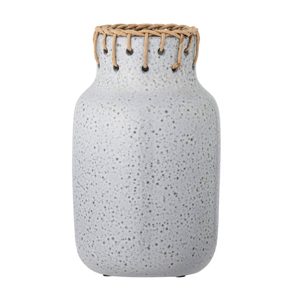 Bloomingville Janel Vase, Grau, Keramik