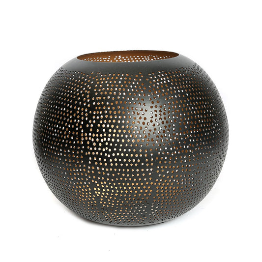 Der durchbohrte Ball – Schwarzgold – XL