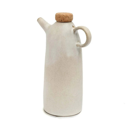 Olivenölflasche weiß