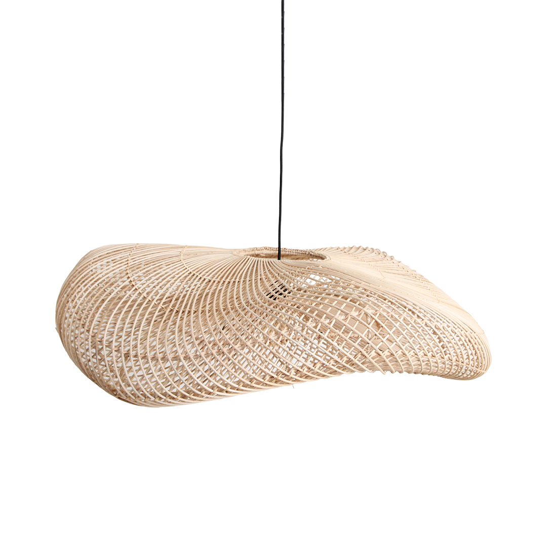 Wellenlampe natur XL
