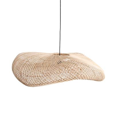 Wellenlampe natur XL