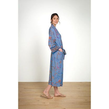 Noa Kimono Bodhi Flower Blue XS