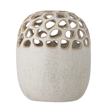 Bloomingville Elissa Vase, Natur, Steingut