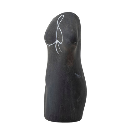 Bloomingville Lulu Deko-Vase, Schwarz, Terrakotta