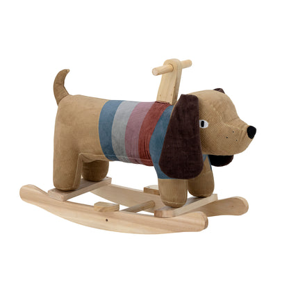 Bloomingville MINI Charlie Schaukelspielzeug, Hund, Bunt, Polyester