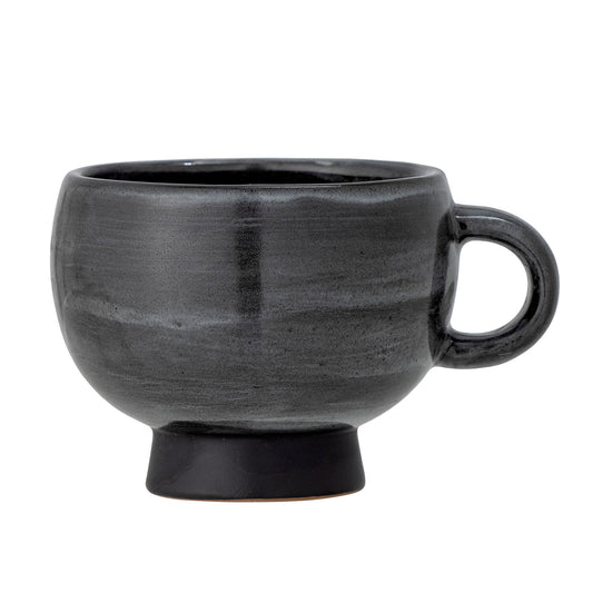 Bloomingville Emilo Tasse, Grau, Steingut