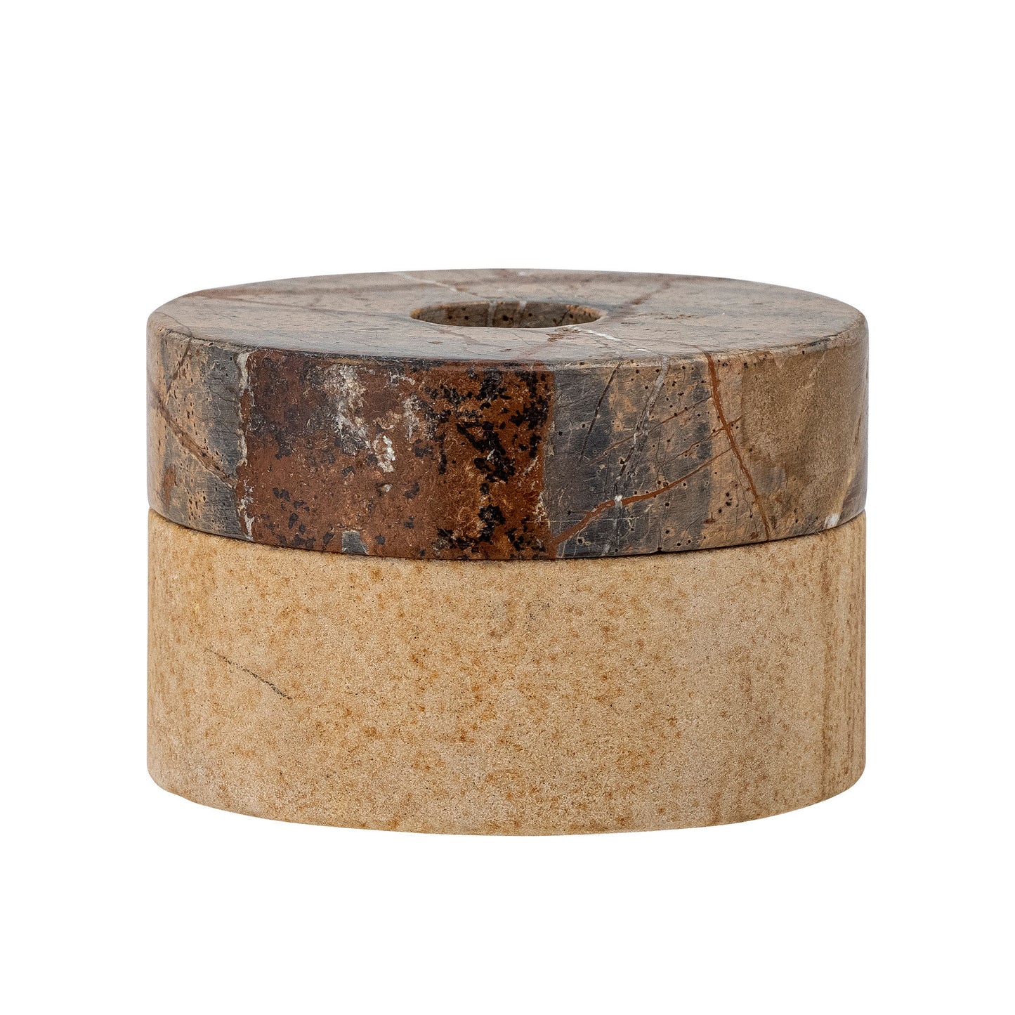 Bloomingville Dalin Votive & Candle Holder, Braun, Sandstein