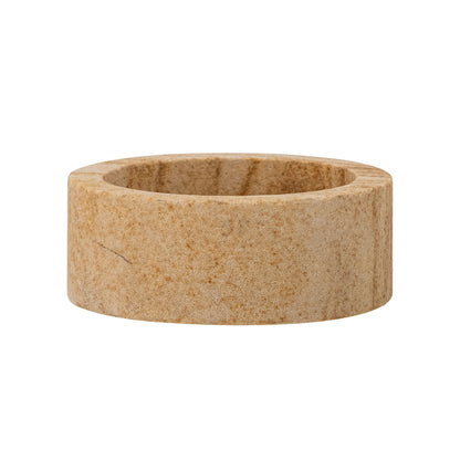 Bloomingville Dalin Votive & Candle Holder, Braun, Sandstein