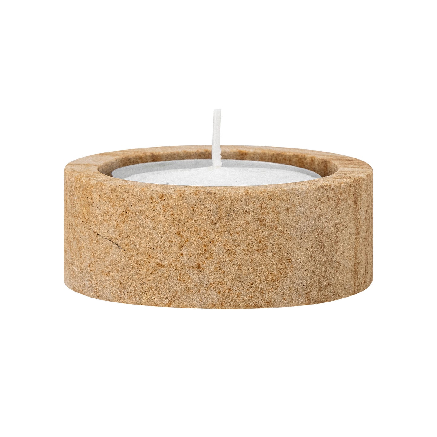 Bloomingville Dalin Votive & Candle Holder, Braun, Sandstein