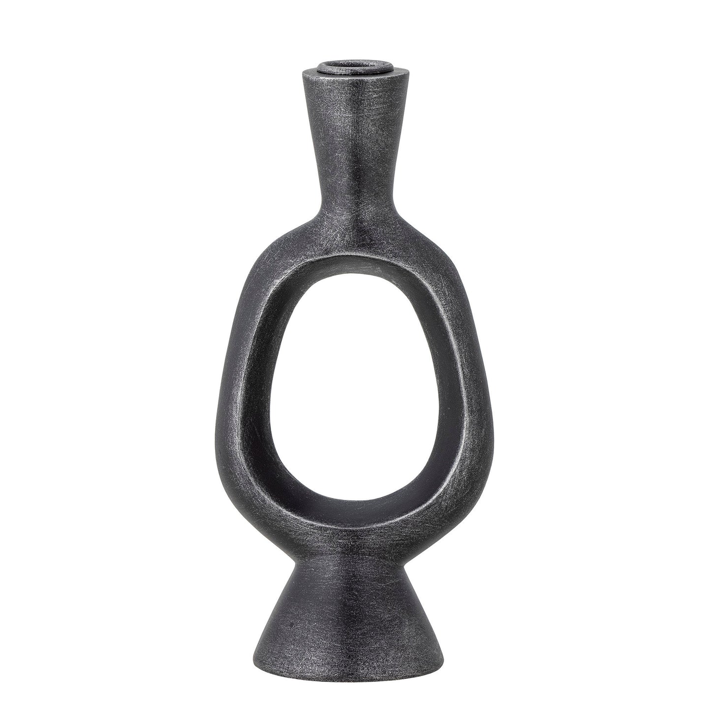 Bloomingville Bijan Kerzenhalter, Schwarz, Polyresin