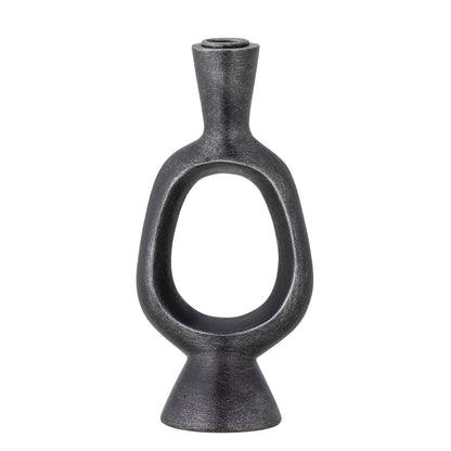 Bloomingville Bijan Kerzenhalter, Schwarz, Polyresin