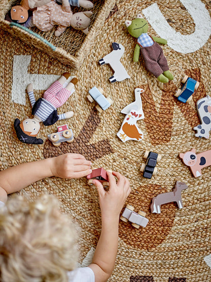 Bloomingville MINI Dinne Teppich, Braun, Jute