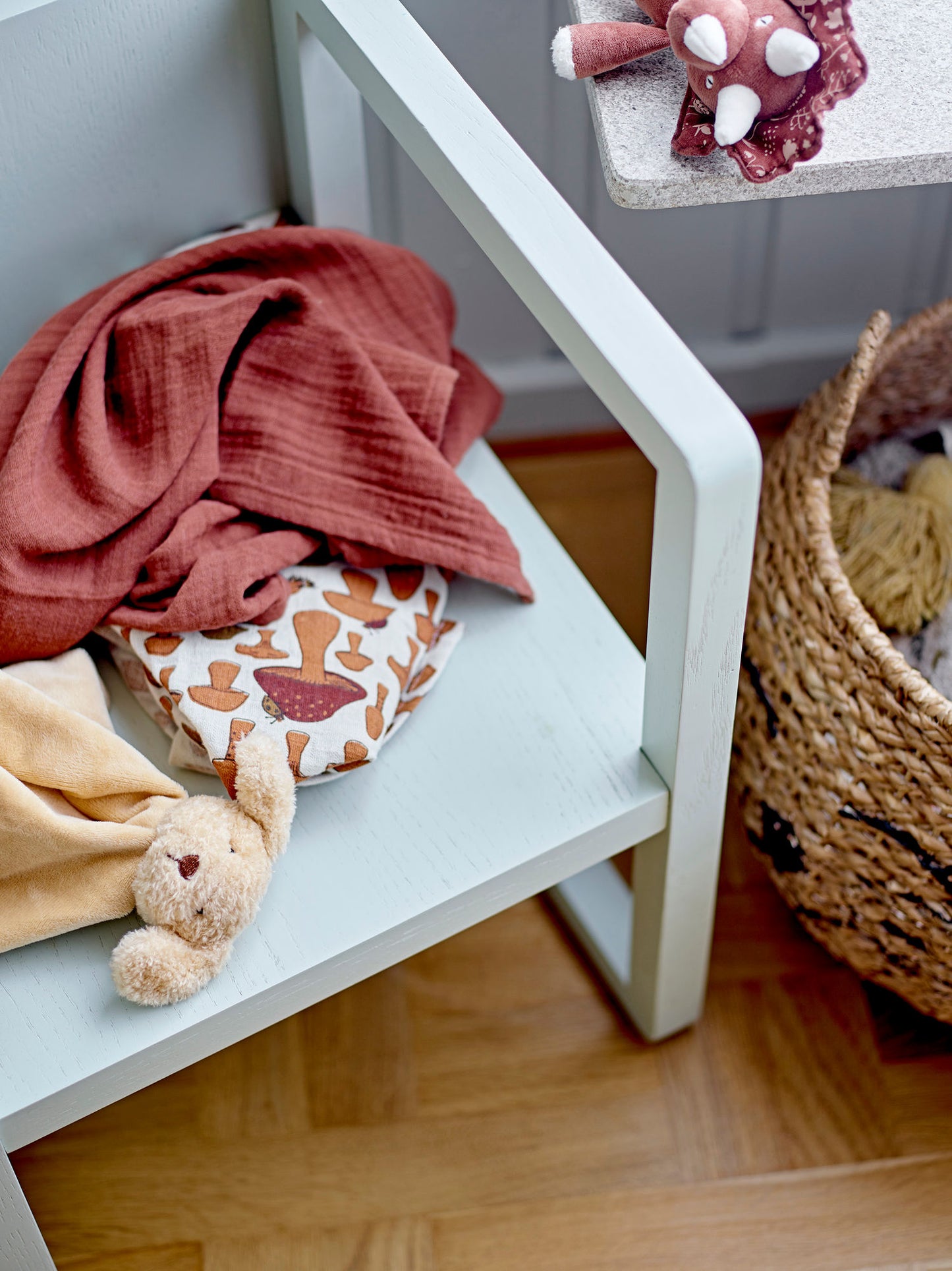 Bloomingville MINI Fintan Rassel, Braun, Baumwolle