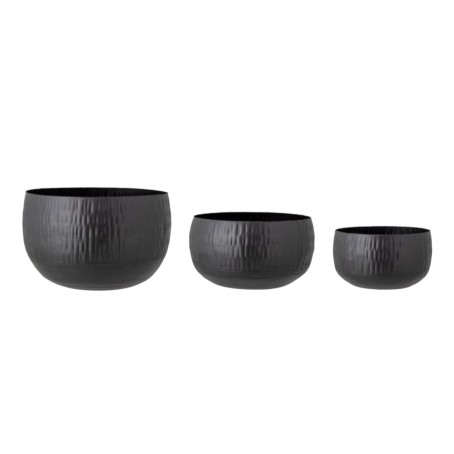 Bloomingville Abisha Blumentopf, Schwarz, Metall