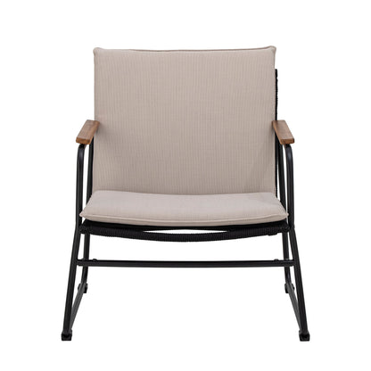 Bloomingville Hampton Loungesessel, Schwarz, Metall