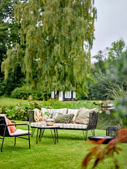 Bloomingville Hampton Loungesessel, Schwarz, Metall