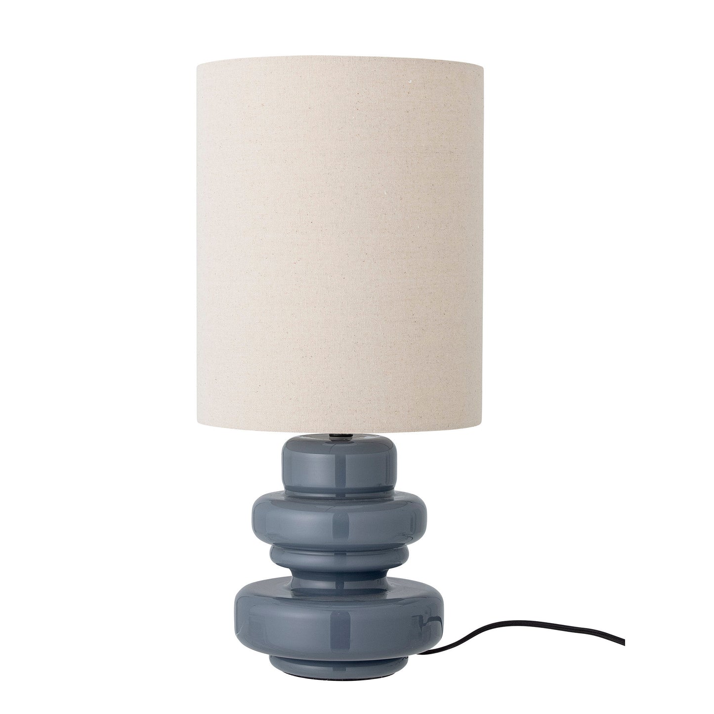 Bloomingville Fabiola Tischlampe, Blue, Glas
