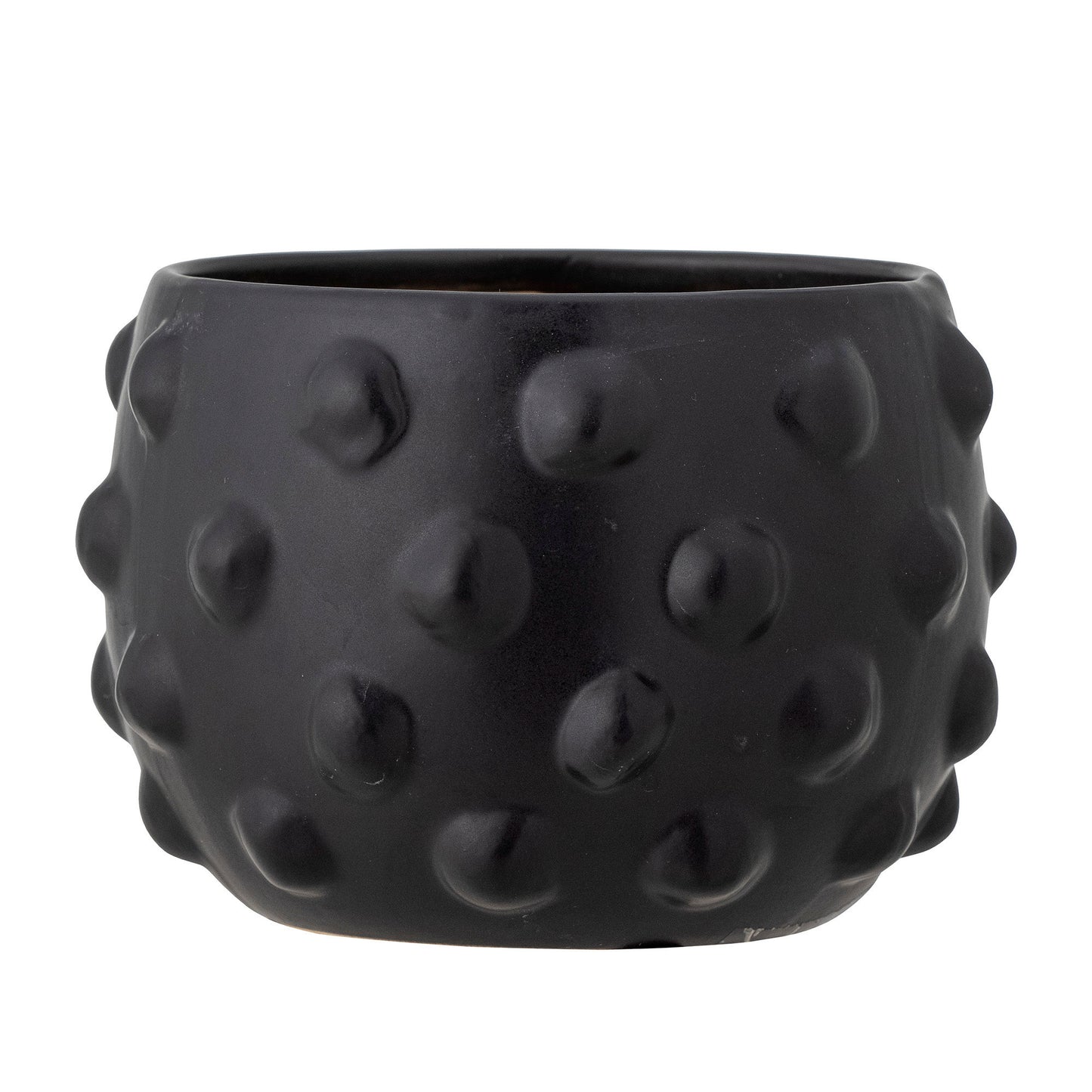 Bloomingville Parvin Deko-Blumentopf, Schwarz, Terrakotta