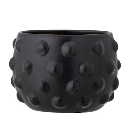 Bloomingville Parvin Deko-Blumentopf, Schwarz, Terrakotta