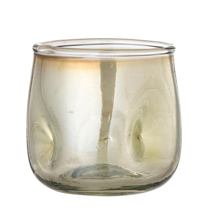 Bloomingville Idalina Teelichthalter, Grün, Glas