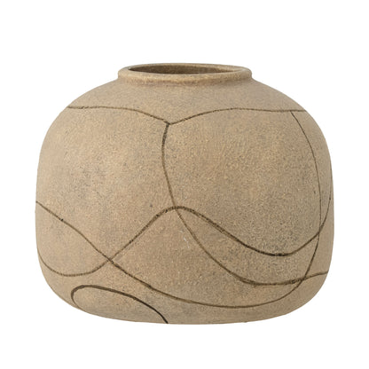 Bloomingville Niza Deko-Vase, Natur, Terrakotta