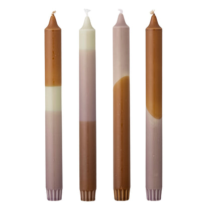 Bloomingville Dip Dye Kerze, Bunt, Paraffine