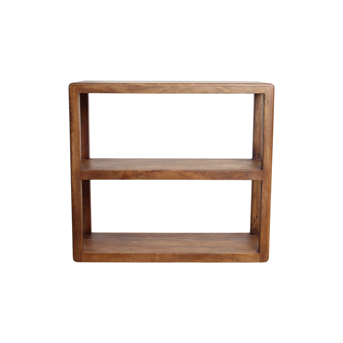 Bullnose Lagerregal aus Mangoholz