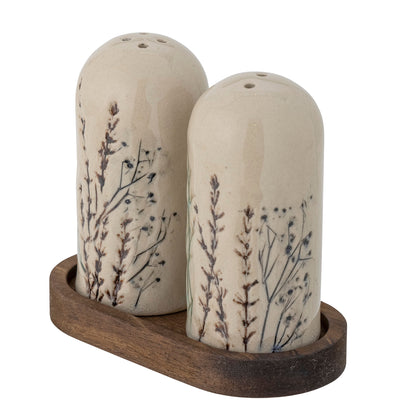 Bloomingville Bea Salz- und Pfefferset, Natur, Steingut