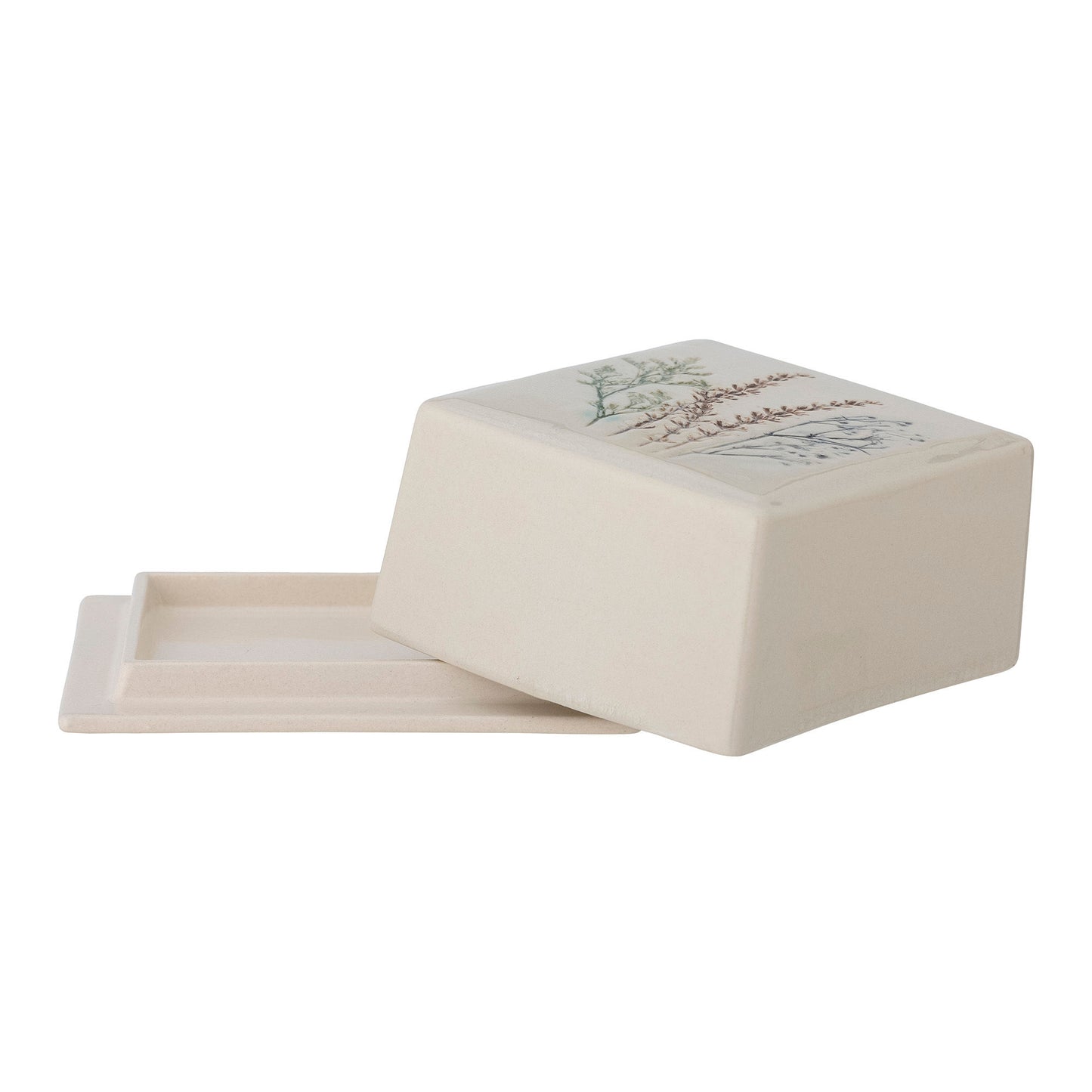 Bloomingville Bea Butterdose, Natur, Steingut