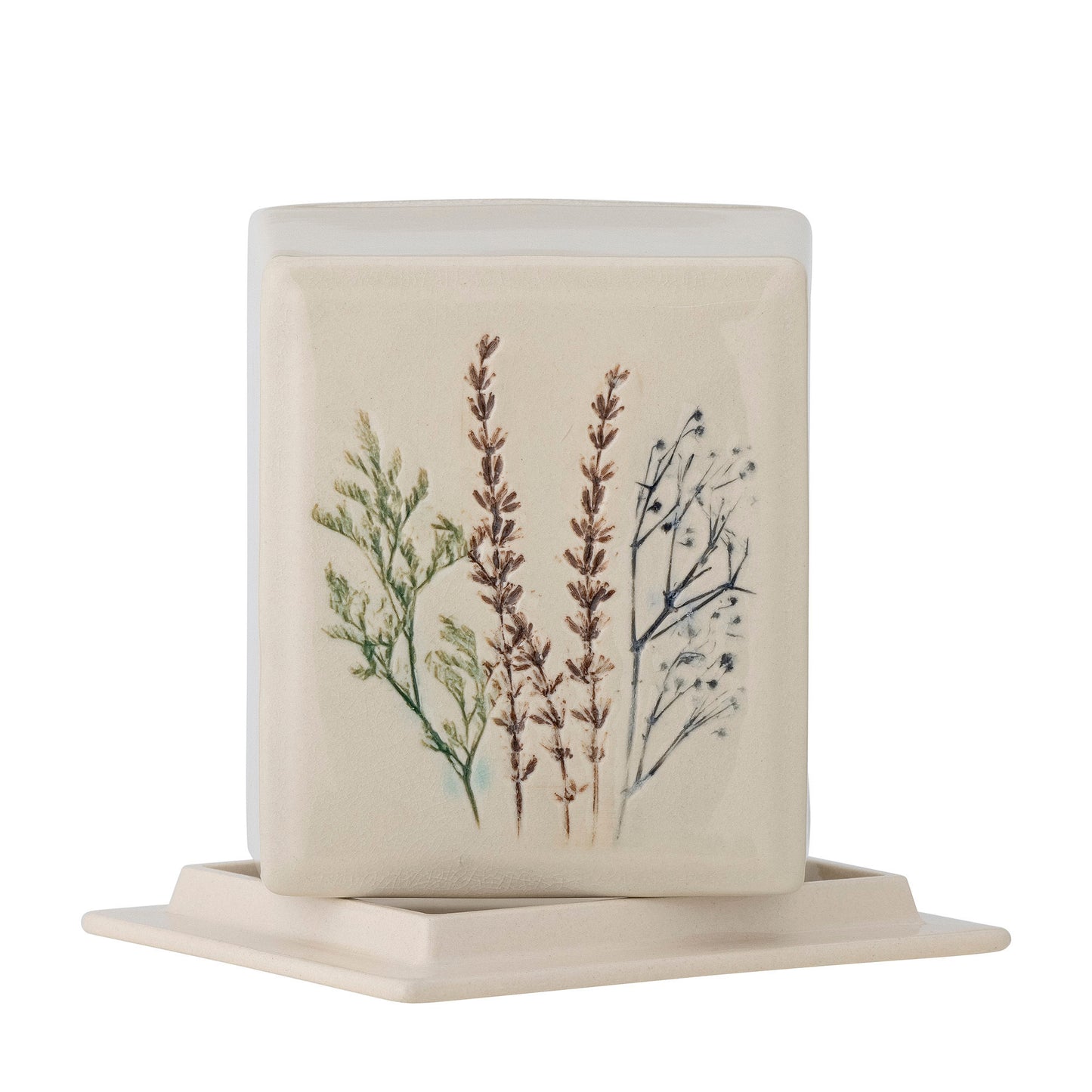 Bloomingville Bea Butterdose, Natur, Steingut