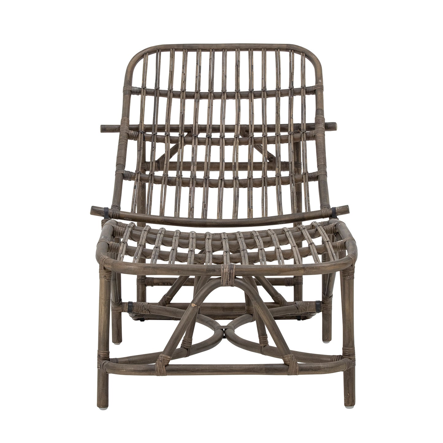 Bloomingville Dione Liegestuhl, Braun, Rattan