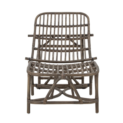 Bloomingville Dione Liegestuhl, Braun, Rattan