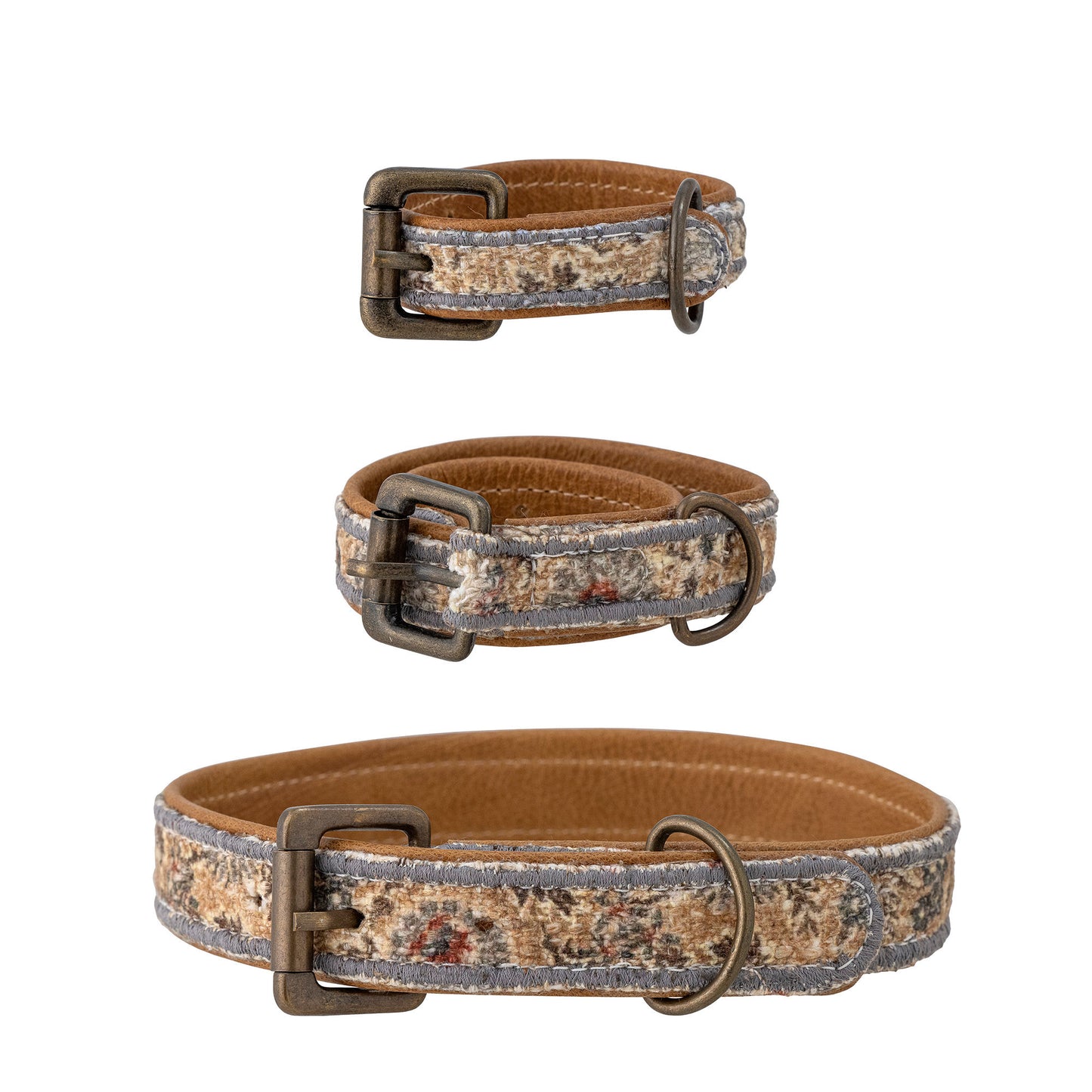 Bloomingville Imola Hundehalsband, Blue, Baumwolle