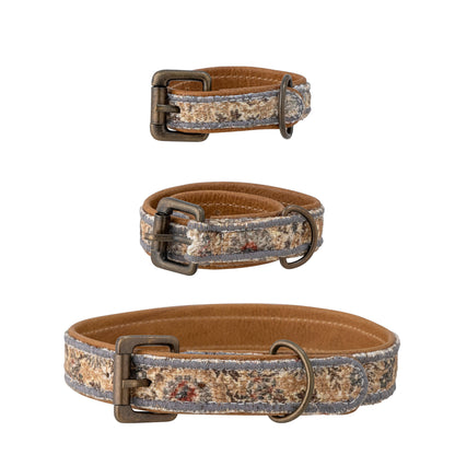 Bloomingville Imola Hundehalsband, Blue, Baumwolle