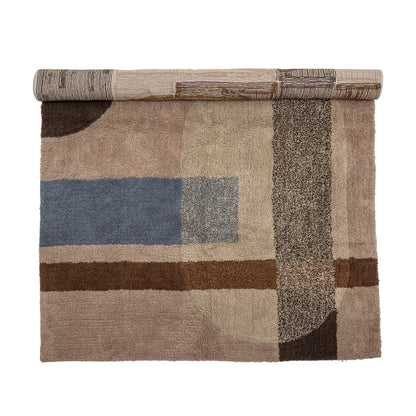 Bloomingville Zofia Teppich, Braun, Baumwolle