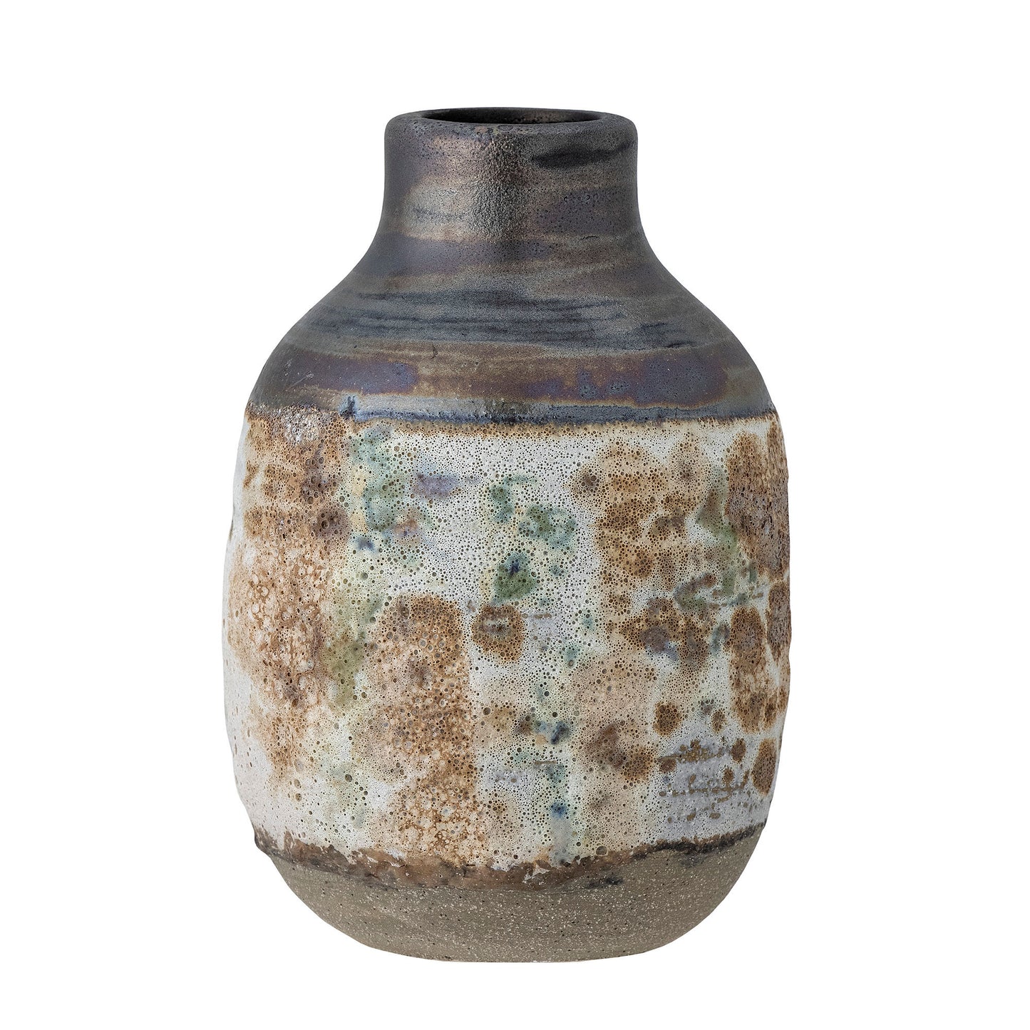 Bloomingville Crina Vase, Braun, Steingut