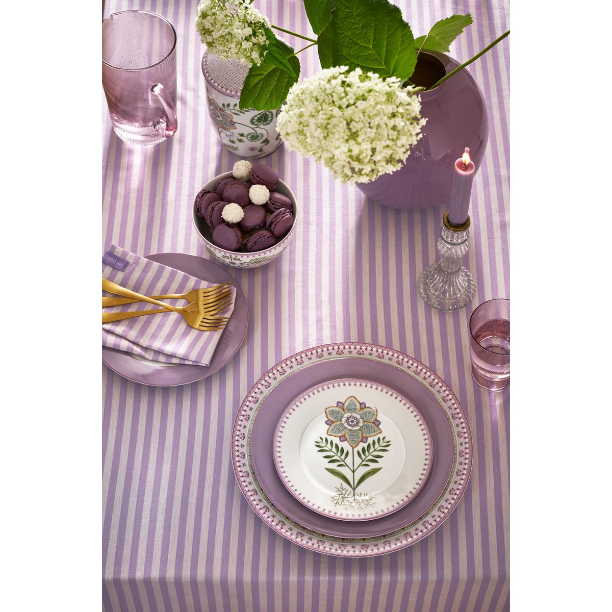 Pip Studio Royal Etagere 3 stöckig Lily&Lotus Lilac