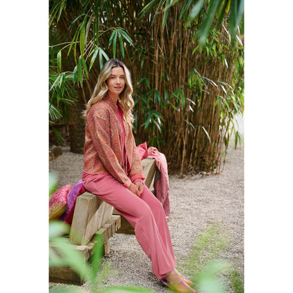 Britta Long Trousers Velvet Pink XS