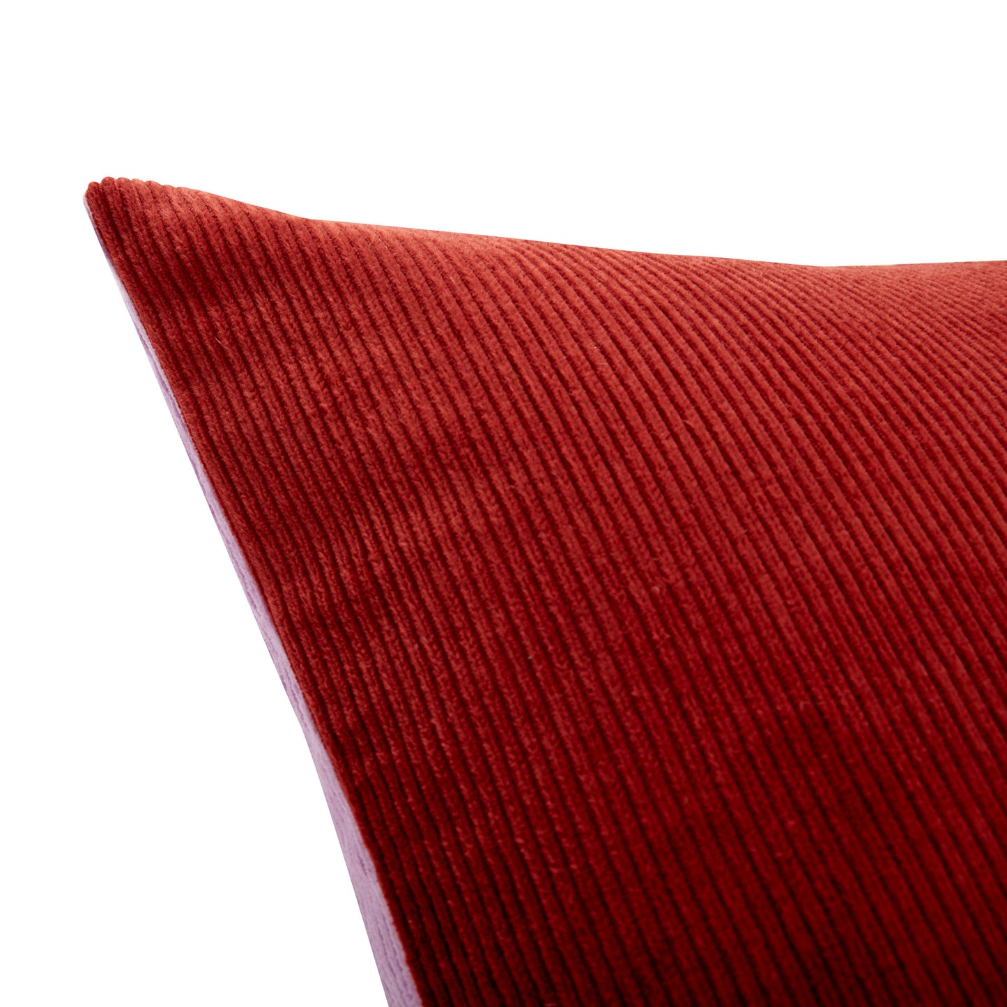 Hübsch Duo Kissen Lila/Rot