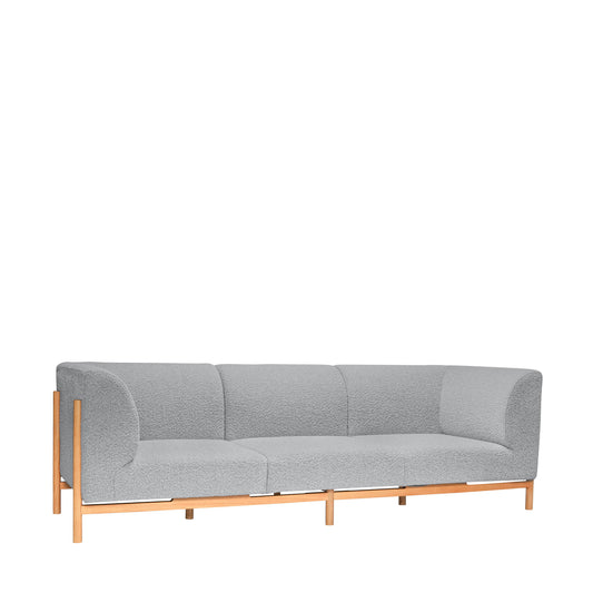 Hübsch Moment Sofa 3 Sitzer Large Grau
