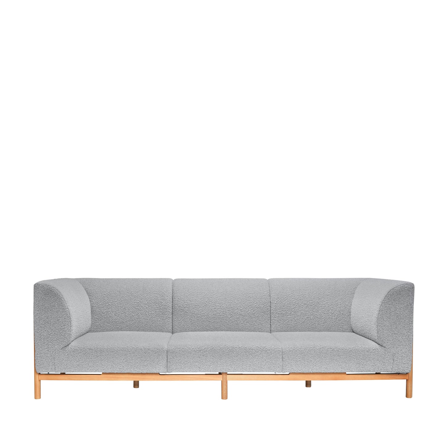 Hübsch Moment Sofa 3 Sitzer Large Grau