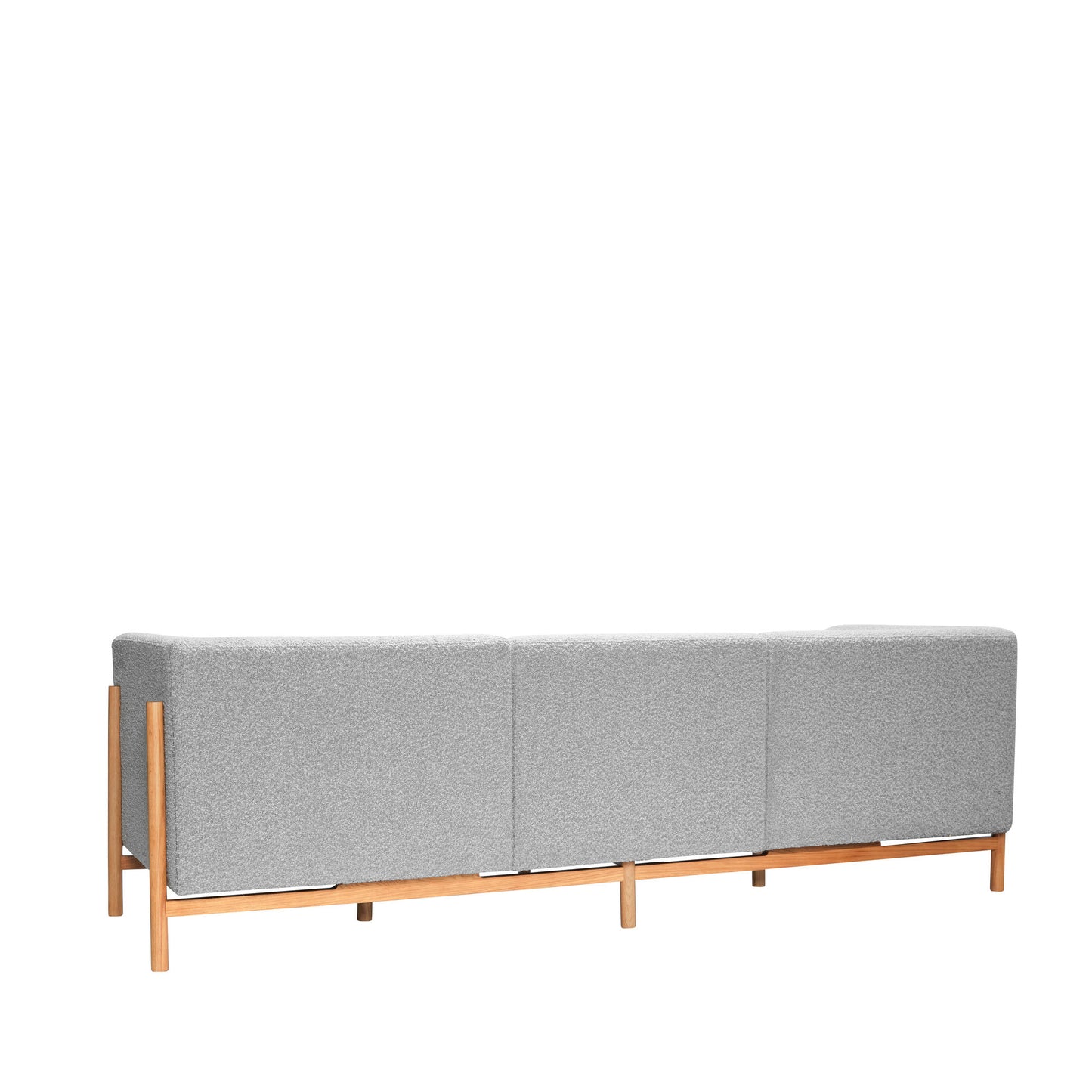 Hübsch Moment Sofa 3 Sitzer Large Grau