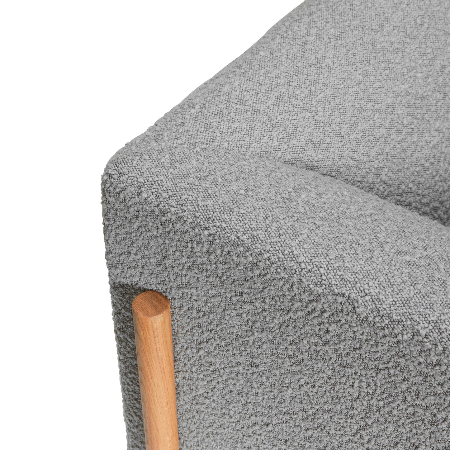Hübsch Moment Sofa 3 Sitzer Large Grau