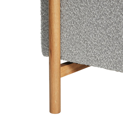 Hübsch Moment Sofa 3 Sitzer Large Grau