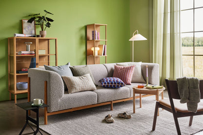 Hübsch Moment Sofa 3 Sitzer Large Grau