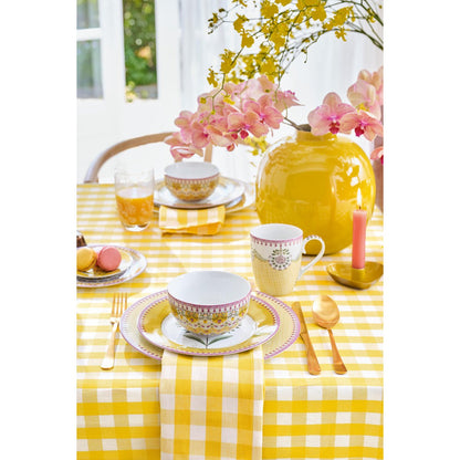 Plate Lily&Lotus Yellow 21cm