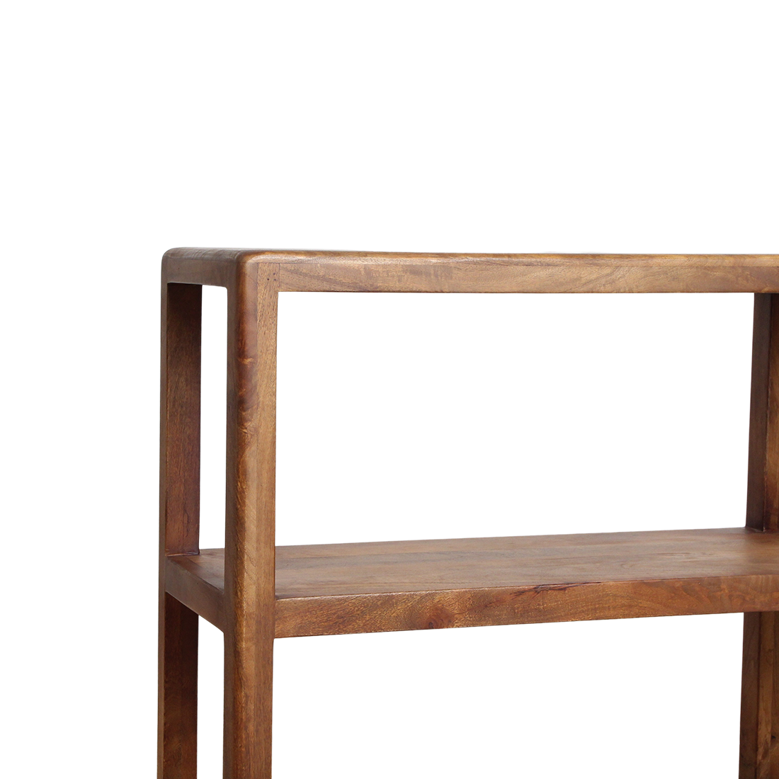 Bullnose Lagerregal aus Mangoholz