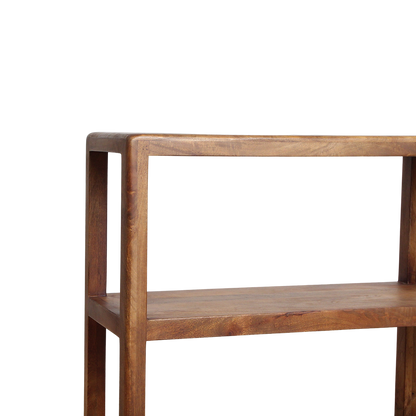 Bullnose Lagerregal aus Mangoholz